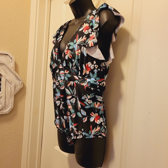 Floral Modcloth Swimsuit - Picture 2 of 6